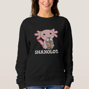 Sudadera Snaxolotl Axolotl Bubble Tea Amantes de los dulces