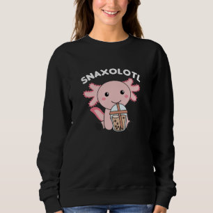 Sudadera Snaxolotl Axolotl Bubble Tea Amantes de los dulces