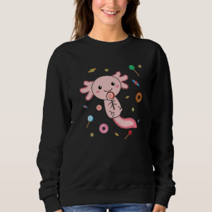 Sudadera Snaxolotl Axolotl Lover Cute Animales Candy