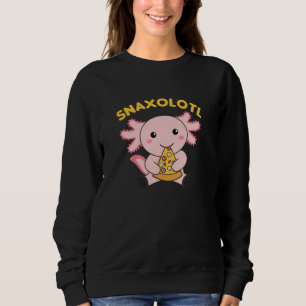 Sudadera Snaxolotl Axolotl Lover Cute Animales Pizza