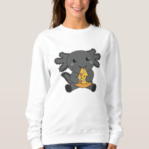 Sudadera Snaxolotl Axolotl Lover Cute Animales Pizza