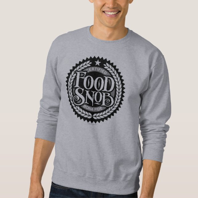 Sudadera Snob de comida - amante de la comida divertida (Anverso)