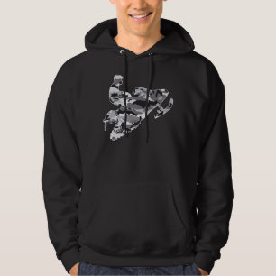 Sudadera Snomobiler en gris camuflaje