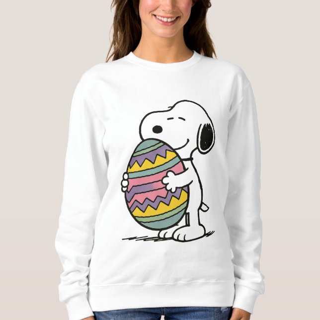 Sudadera Snoopy Sobre Huevo De Pascua (Anverso)