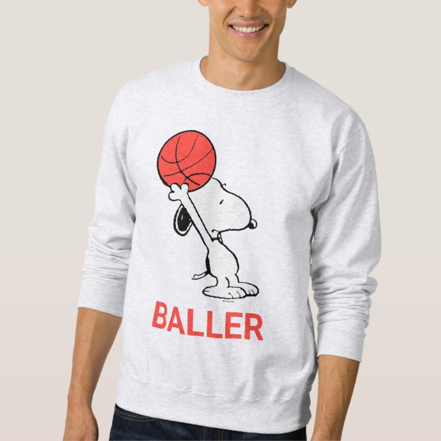 Sudadera Snoopy Varsity Sports Basketball (Anverso)