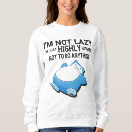 Sudadera Snorlax being lazy from pokemon