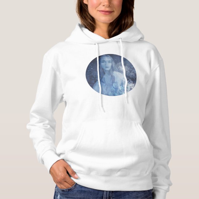 Sudadera Snow Queen Christmas Fantasy Artwork (Anverso)