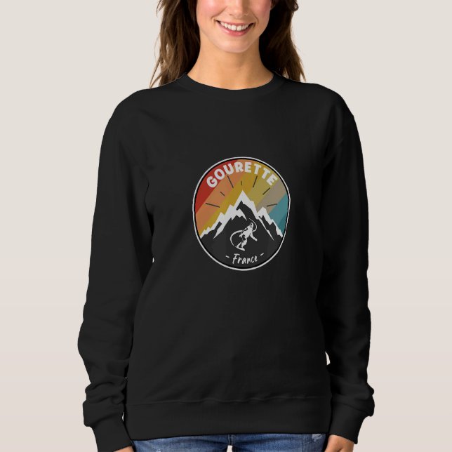 Sudadera Snowboard En Gourette, Francia (Anverso)