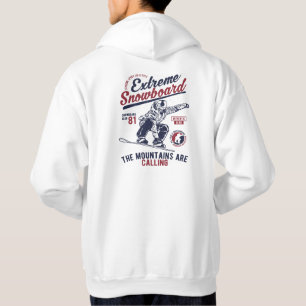 Sudadera Snowboard extremo, las montañas llaman