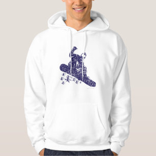 Sudadera Snowboarder atrapando agujeros de nieve