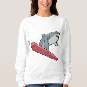 Sudadera Snowboarder de Tiburón
