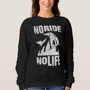 Sudadera Snowboarder Sprüche Lustig No Ride No Life Snowbo