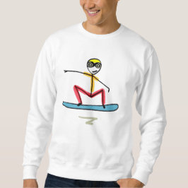 Sudadera Snowboarding Stickman