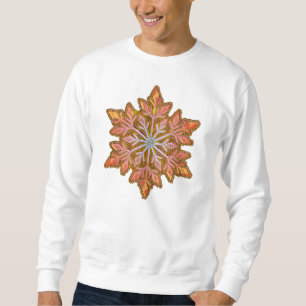 Sudadera SNOWFLAKE-Retro Vintage Snowflake, deportes de inv