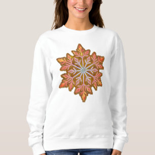Sudadera SNOWFLAKE-Retro Vintage Snowflake, deportes de inv