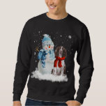 Sudadera Snowman Christm, Navidades españoles de la primave<br><div class="desc">Navidades españoles de la primavera inglesa Navidades de nieve Pajama</div>