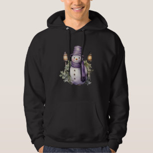 Sudadera Snowman con Navidades de invierno de Nose Scarf