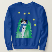 Snowman en azul