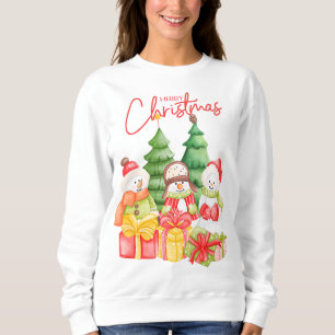 Sudadera Snowman Merry Christmas