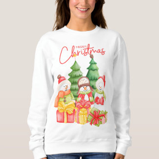 Sudadera Snowman Merry Christmas