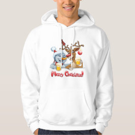 Sudadera Snowman y renos animan a los Navidades