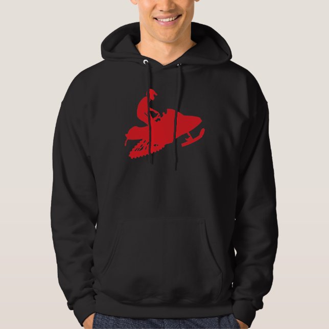 Sudadera Snowmobiler/Red Sled (Anverso)
