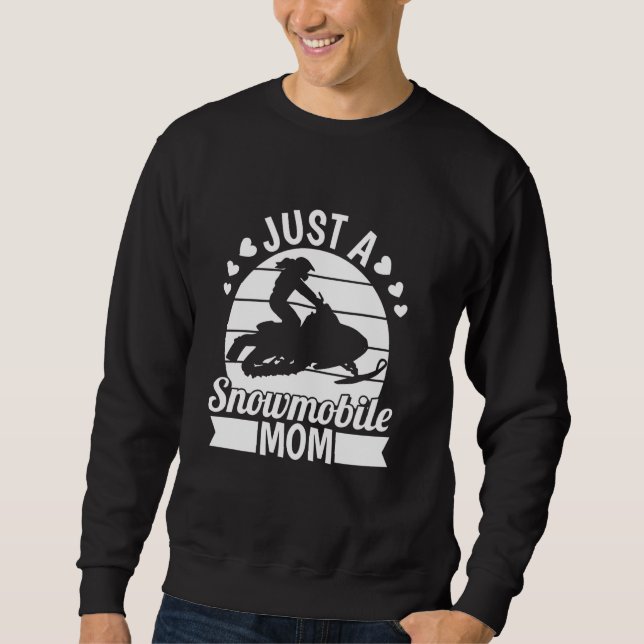 Sudadera Snowmobiler Snowmachine - Snowmobiler solo una nie (Anverso)