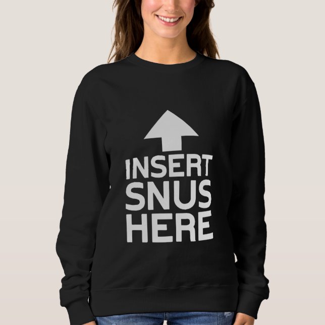 Sudadera Snus Insert Sueco Snus (Anverso)