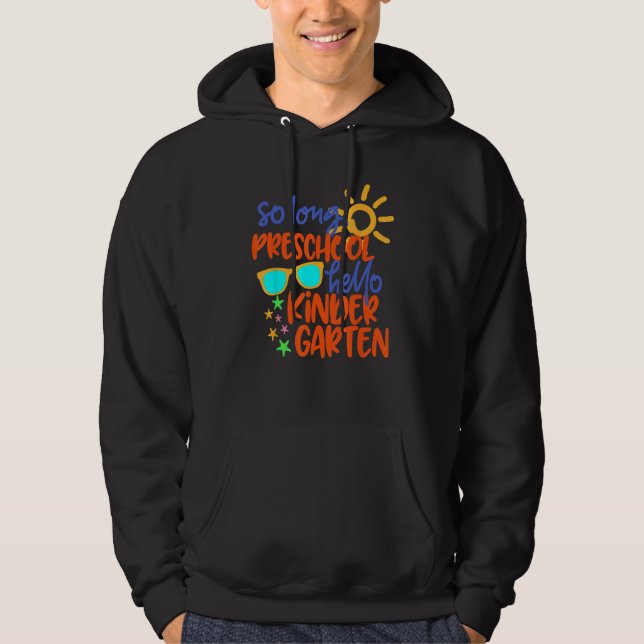 Sudadera SO LONG PRESCHOOL GRADE HELLO KINDERGARTEN Teacher (Anverso)