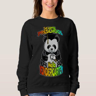 Sudadera So Long Preschool Hello Kindergarten Happy Panda