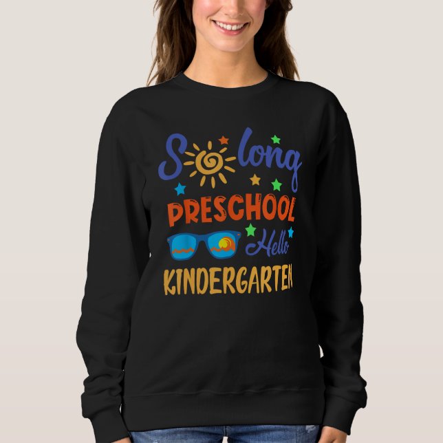 Sudadera So Long Preschool HELLO Kindergarten Teacher Stude (Anverso)