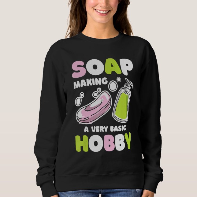 Sudadera Soap Making Basic Hobby Soapma artesanal (Anverso)