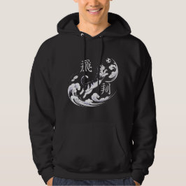 Sudadera Soaring Wave Cat - Asian-Inspired Soccer Edition