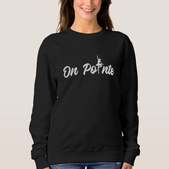 Sudadera Sobre Coreografía De Ballet Pointe (Anverso)