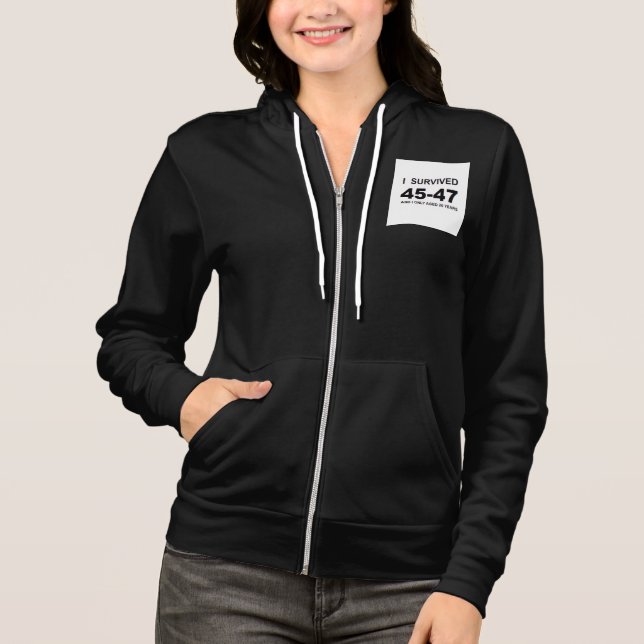 Sudadera Sobreviví 45-47 (Anverso)