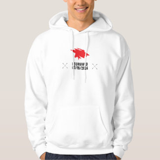 Sudadera Sobreviví a Hoodie del 19 de julio - Simple
