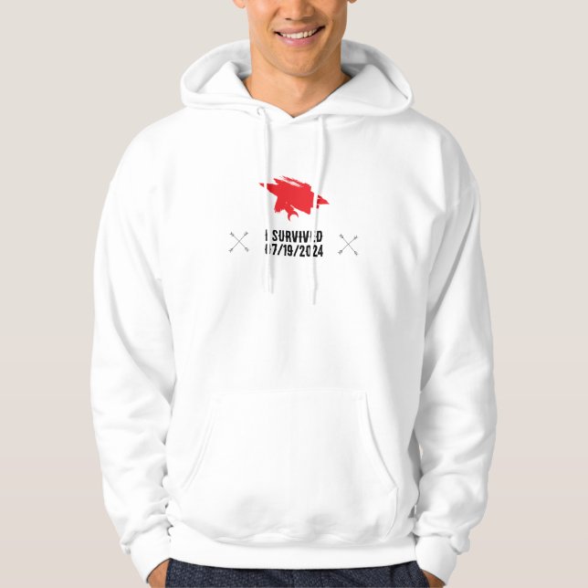Sudadera Sobreviví a Hoodie del 19 de julio - Simple (Anverso)