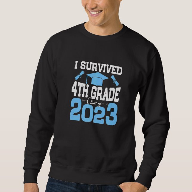 Sudadera Sobreviví A La Clase Superior De Cuarto Grado De 2 (Anverso)