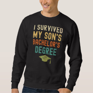 Sudadera Sobreviví a la licenciatura de mi hijo V
