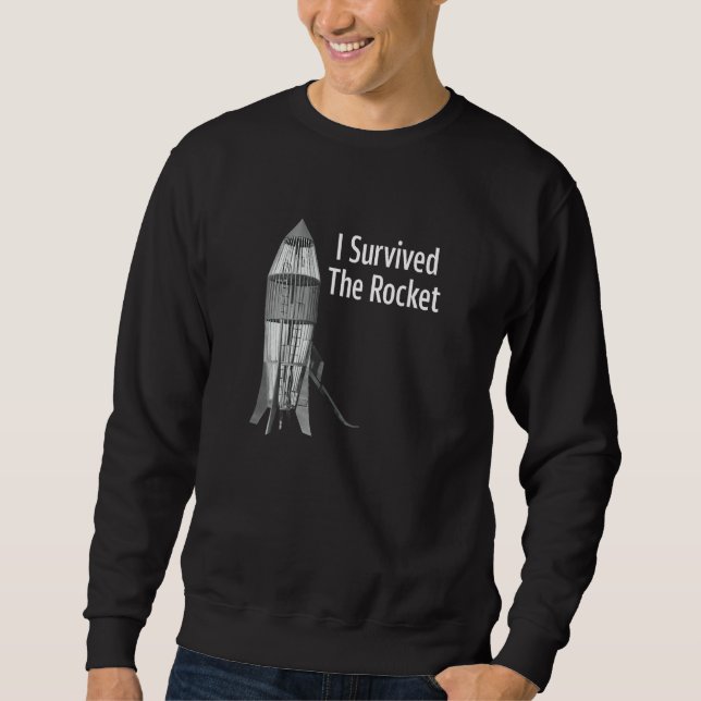 Sudadera Sobreviví A La Ropa Graciosa Del Cohete (Anverso)