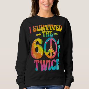 Sudadera Sobreviví a los años 60 dos sesenta y setenta años