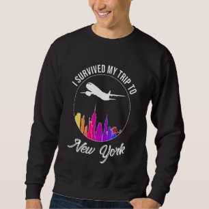 Sudadera Sobreviví A Mi Viaje Al Skyline De Nueva York