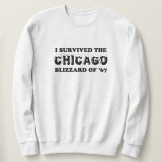 Sudadera Sobreviví al Chicago Blizzard de 1967.