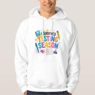 Sudadera Sobreviví la Temporada de Exámenes Humor Escolar