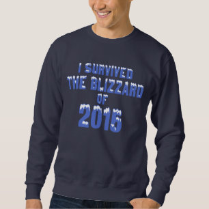 Sudadera Sobreviví la ventisca de 2015