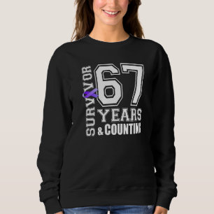 Sudadera Sobreviviente De 67 Años Que Uso Lupus De Cinta Pú