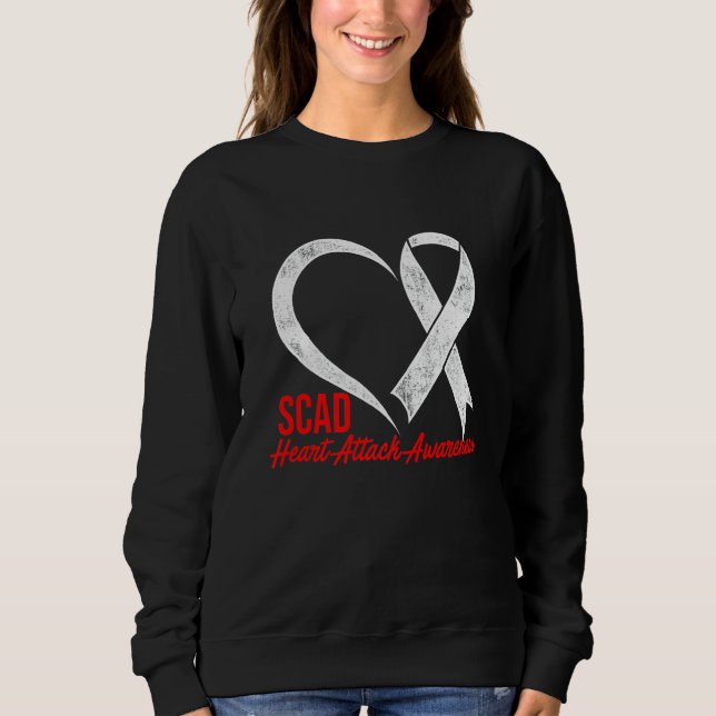 Sudadera Sobreviviente de ataque al corazón sagrado sobrevi (Anverso)