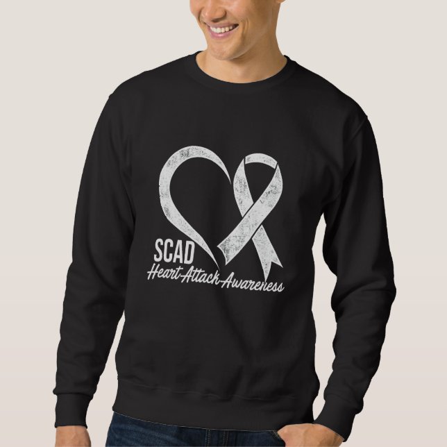 Sudadera Sobreviviente de ataque al corazón sagrado sobrevi (Anverso)