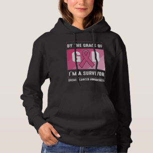Sudadera Sobreviviente de cáncer de mama por la gracia cris