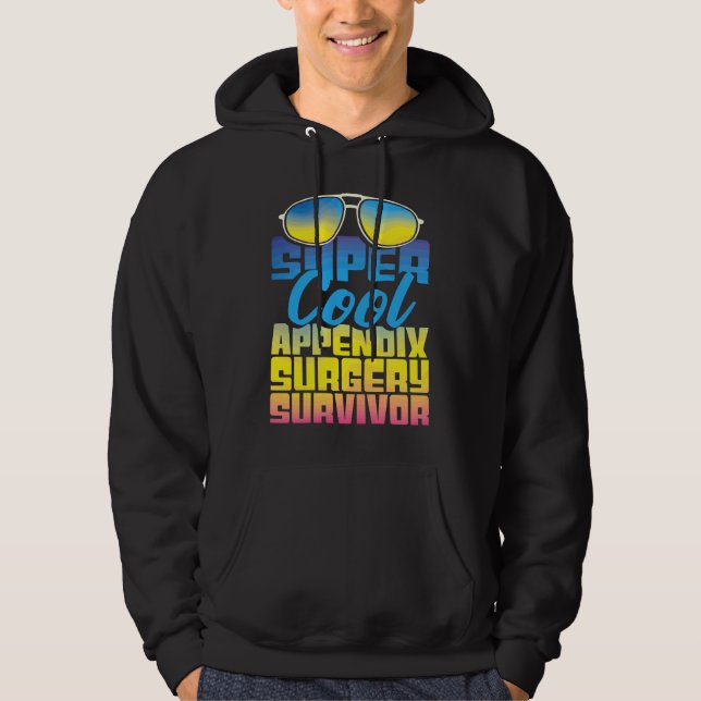 Sudadera Sobreviviente de cirugía de apéndice Recuperación  (Anverso)